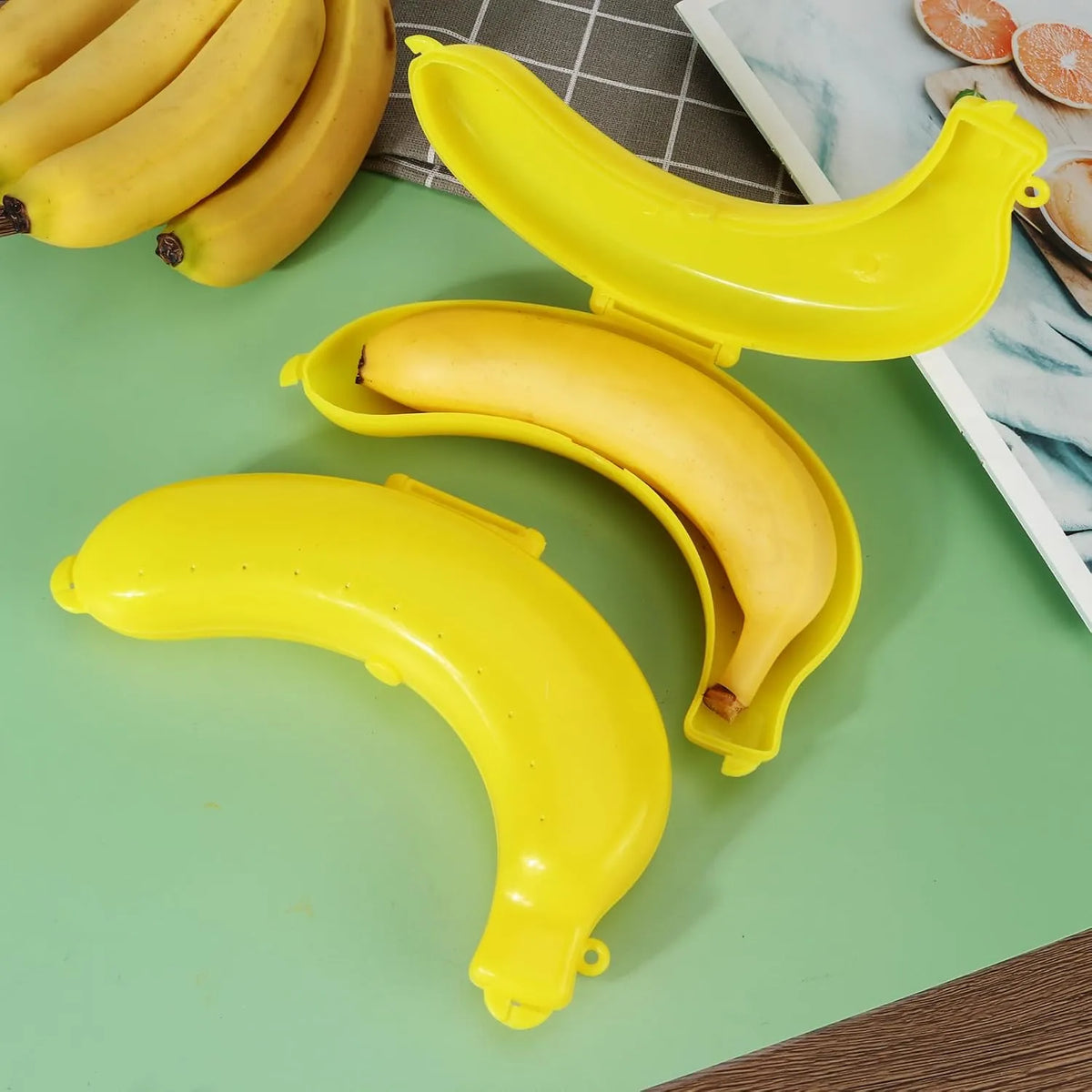 Posoda za Shranjevanje Banan 19,5 x 13 x 4,5 cm 3 Kosi