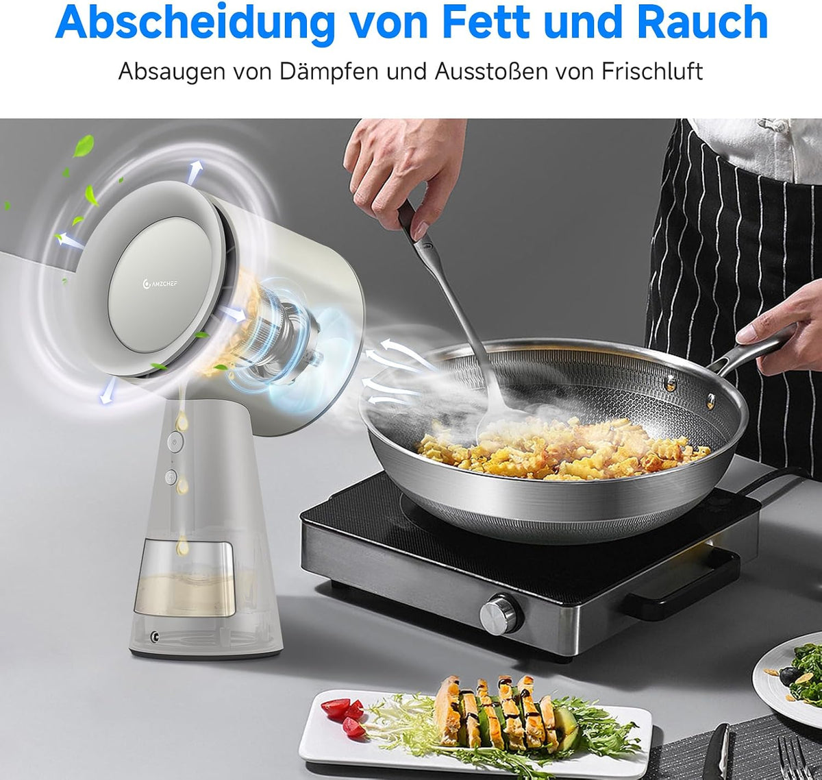Prenosna Kuhinjska Napa 21 x 37.4 x 16.7 cm