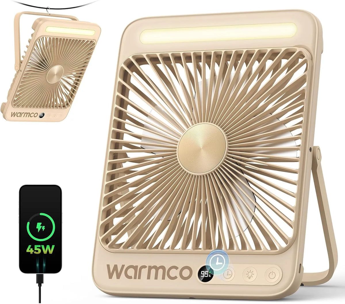 Prenosni Kamp Ventilator 20000mAh 45W 1 Kos