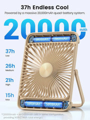 Prenosni Kamp Ventilator 20000mAh 45W 1 Kos