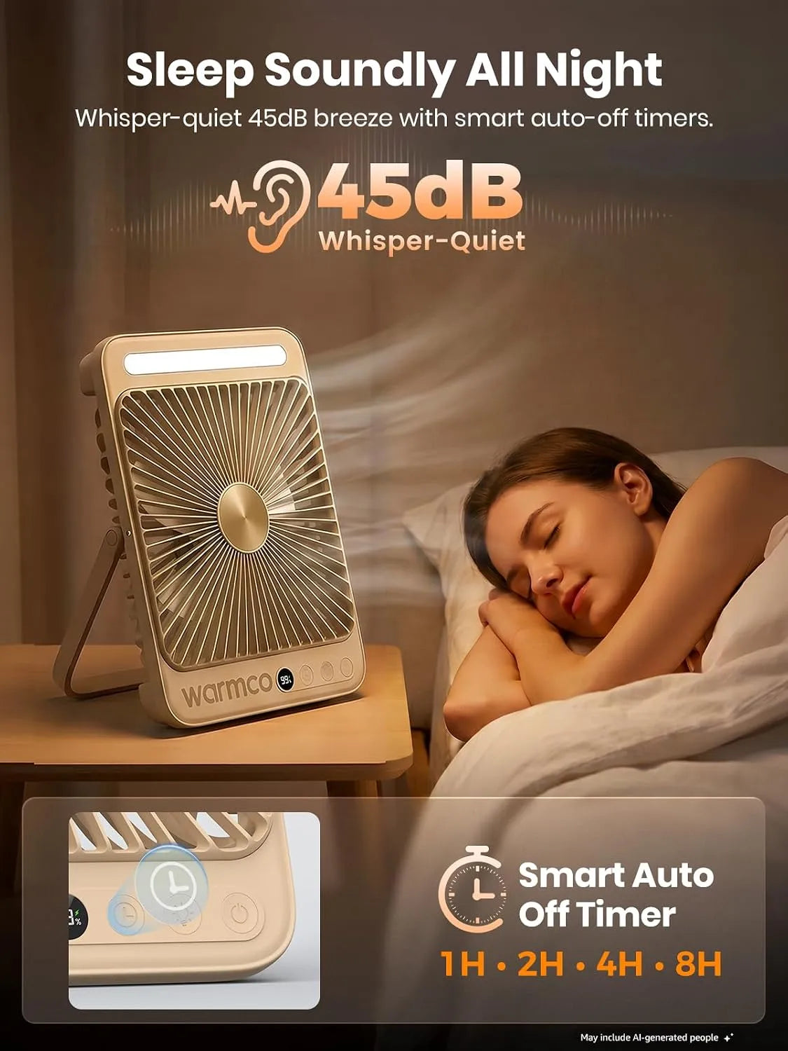 Prenosni Kamp Ventilator 20000mAh 45W 1 Kos