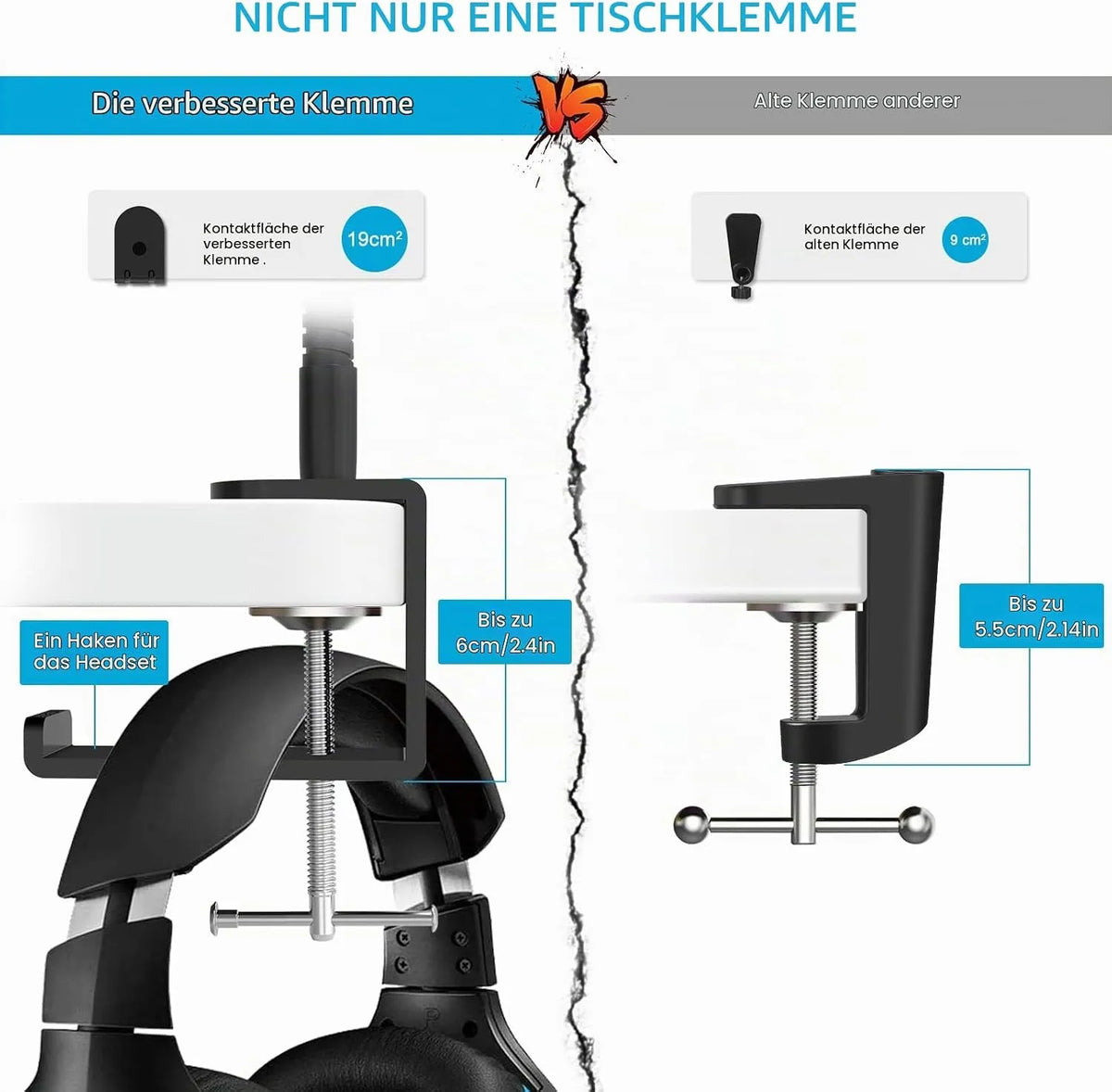 Prilagodljivo Držalo za Mikrofon z Gibljivo Roko 33 cm