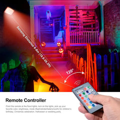 RGB LED Reflektor 100W 23,5 x 16,5 cm