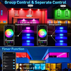 RGB LED Zunanji Reflektor 30 W, 4 Kosi