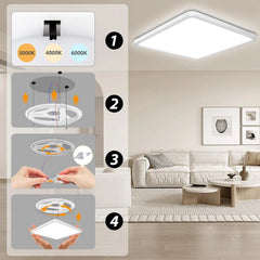 Seruno X LED Stropna Svetilka 29 cm