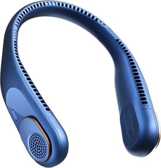 Shenzhen Aixiong Technology Prenosni Vratni Ventilator Modra