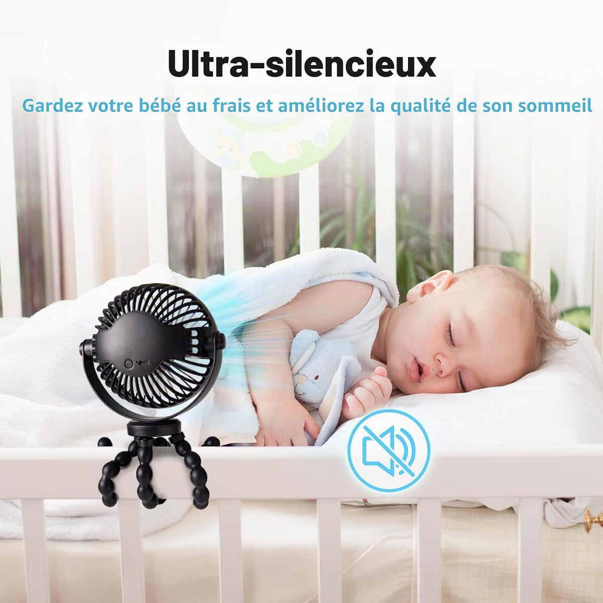 Shenzhen Huaboneng Electronics Prenosni Ventilator za Voziček 1 Kos