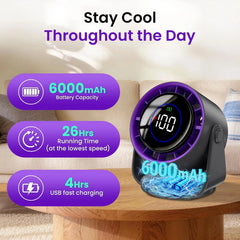 Shenzhen Little Black Technology Electronics Co., Ltd. Namizni Ventilator 19x17x13.5 cm