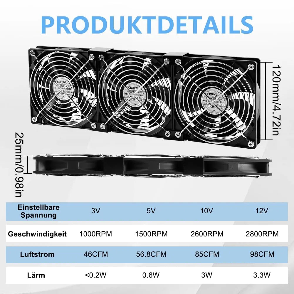 ShenZhenLuanLuKeJiYouXianGongSi Ventilator za Ohišje Računalnika 120 mm