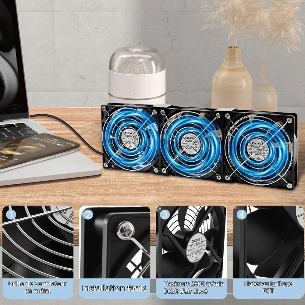 ShenZhenLuanLuKeJiYouXianGongSi Ventilator za Ohišje Računalnika 120 mm