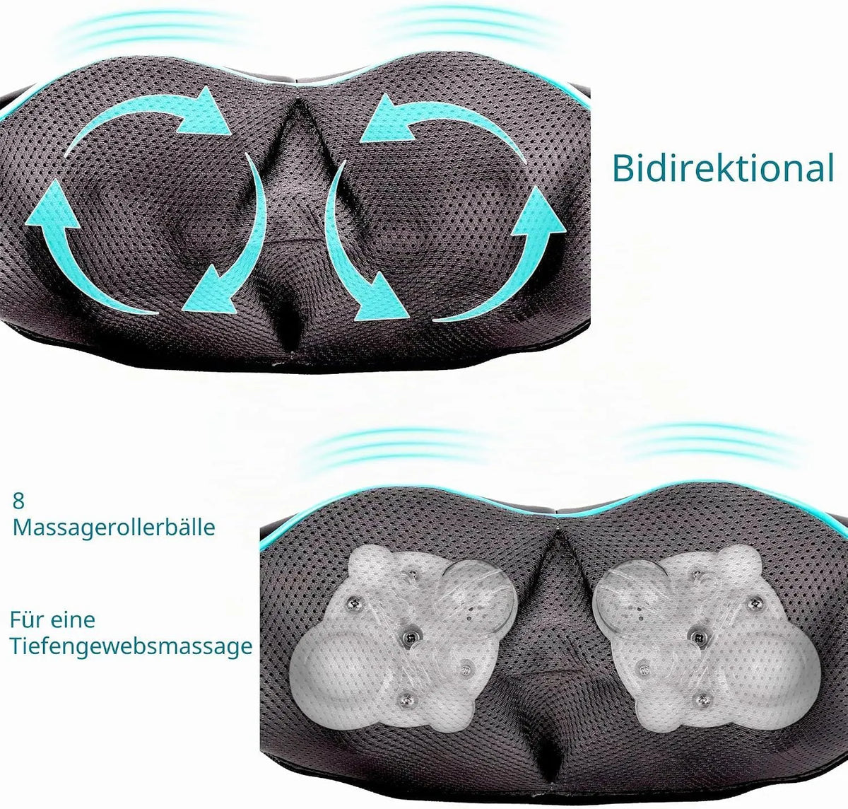 Shiatsu Masažna Blazina za Vrat in Telo 1 Kos