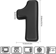 Silikonski Pekač za Torte v Obliki Številk 25.4 cm