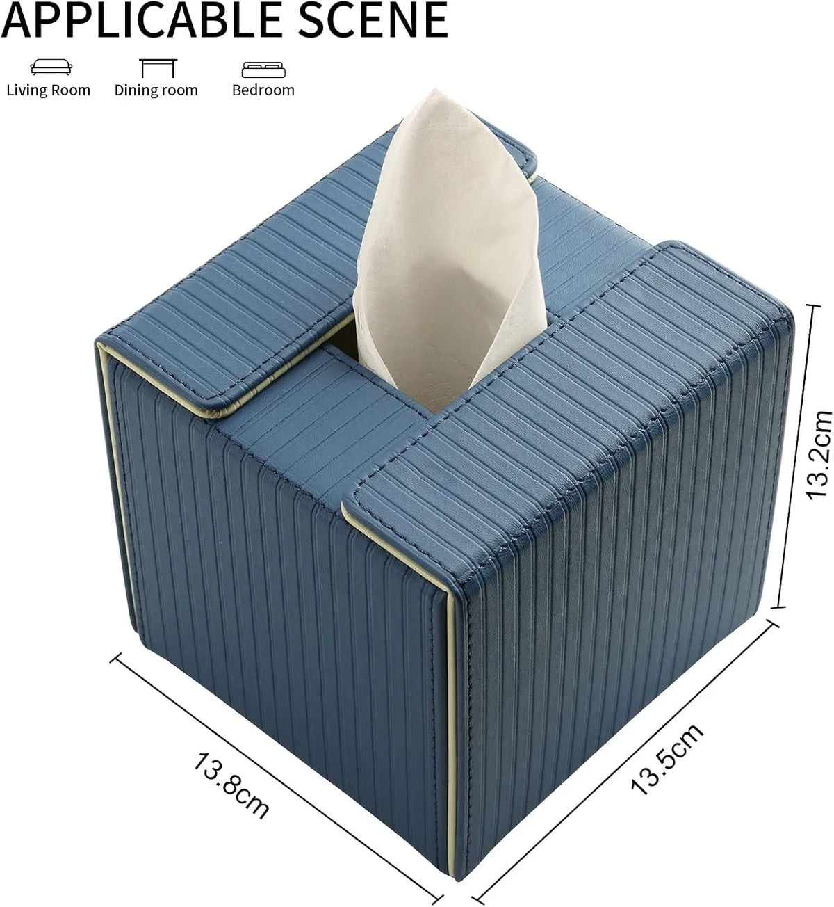 Škatla za Kozmetične Robčke 13.5 x 13.5 x 13.5 cm
