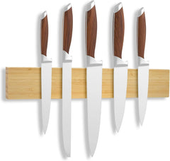 SMART&COOL Magnetno Držalo za Nože iz Bambusa 45 cm Bamboo MKH-DE NEW