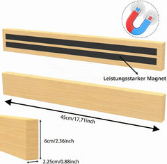 SMART&COOL Magnetno Držalo za Nože iz Bambusa 45 cm Bamboo MKH-DE NEW