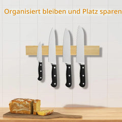SMART&COOL Magnetno Držalo za Nože iz Bambusa 45 cm Bamboo MKH-DE NEW