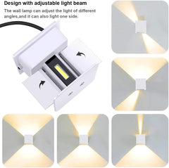 Sodobna LED Stenska Svetilka 12W 1 Kos