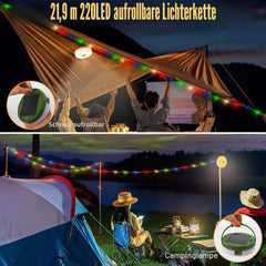 Solarna Kamp Svetlobna Veriga 22 m