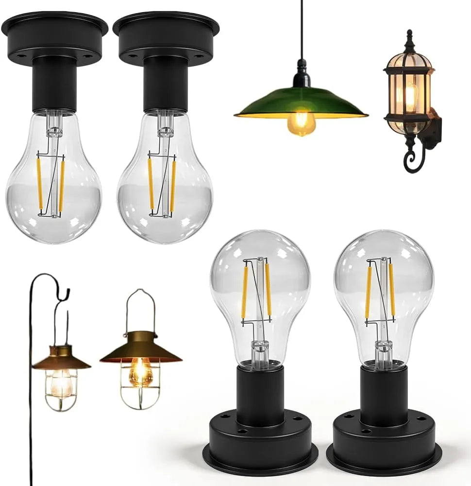 Solarne LED Žarnice za Zunanjo Razsvetljavo 8,5 cm, 4 Kosi