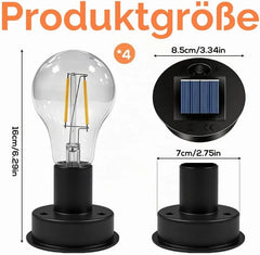 Solarne LED Žarnice za Zunanjo Razsvetljavo 8,5 cm, 4 Kosi