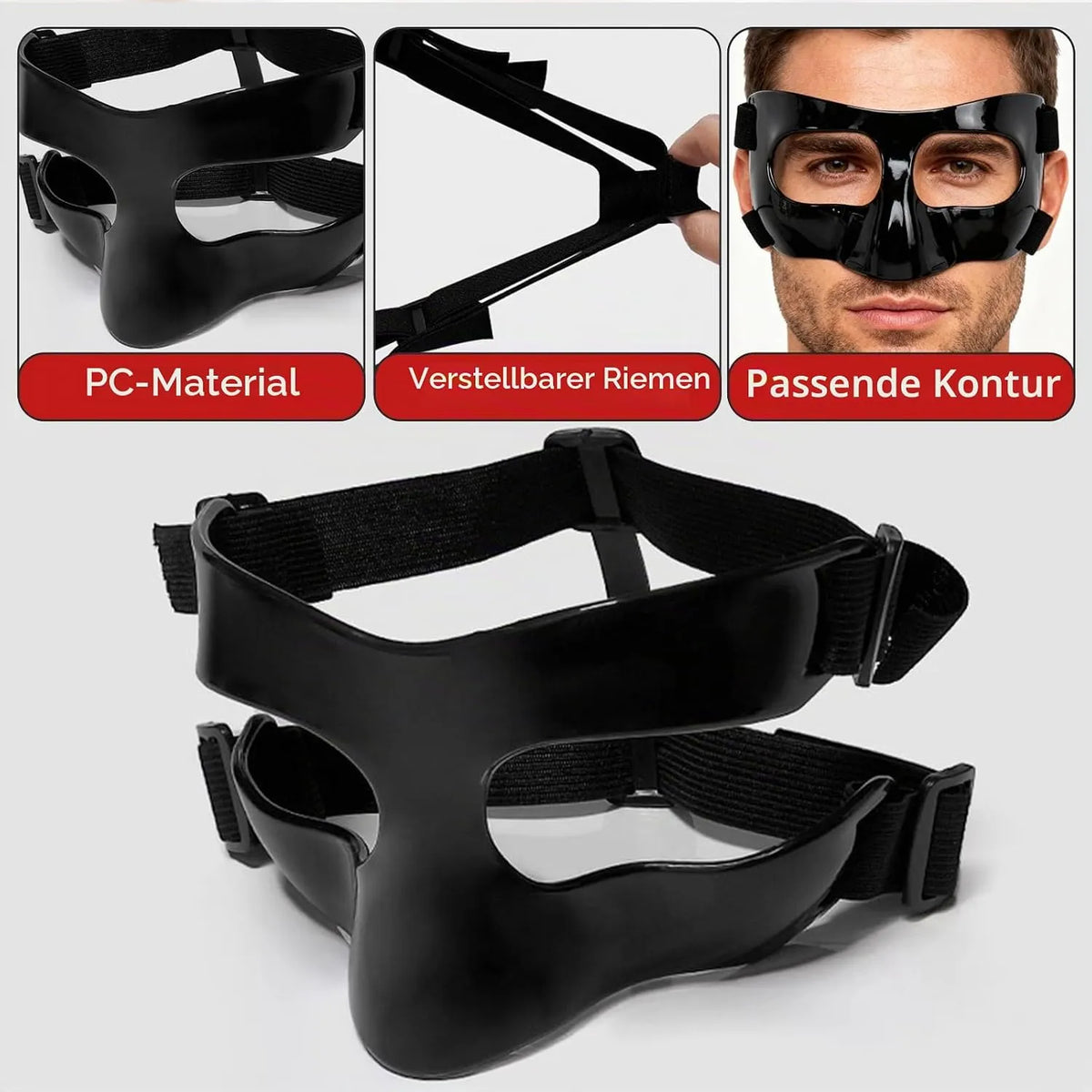 Športna Zaščitna Maska za Nos 1 Kos