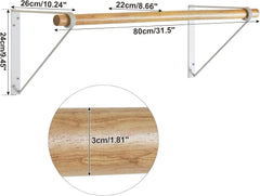 Stensko Obešalo za Oblačila 80 cm
