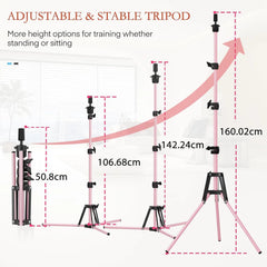 Stojalo za Lasulje in Manekenske Glave 50-160 cm