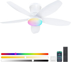 Stropni Ventilator z LED RGB Svetilko 91.4 cm