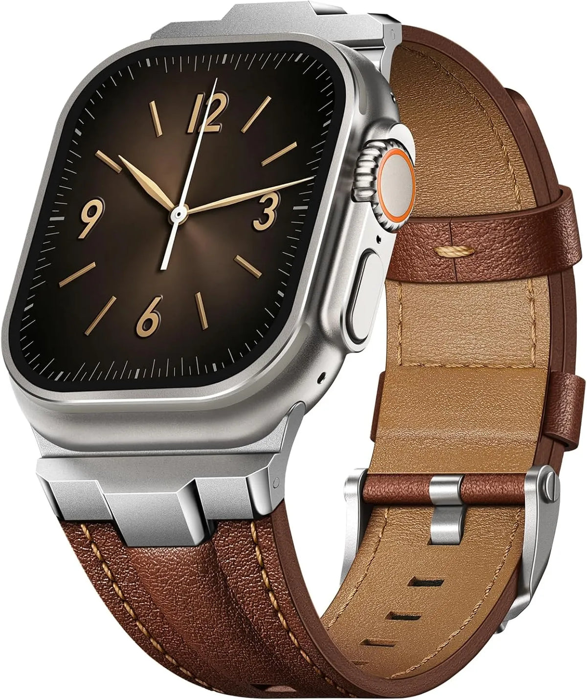 Suitisbest Usnjeni Pašček Za Apple Watch 42-49 mm 1 Kos