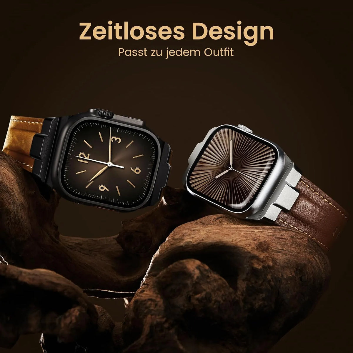 Suitisbest Usnjeni Pašček Za Apple Watch 42-49 mm 1 Kos