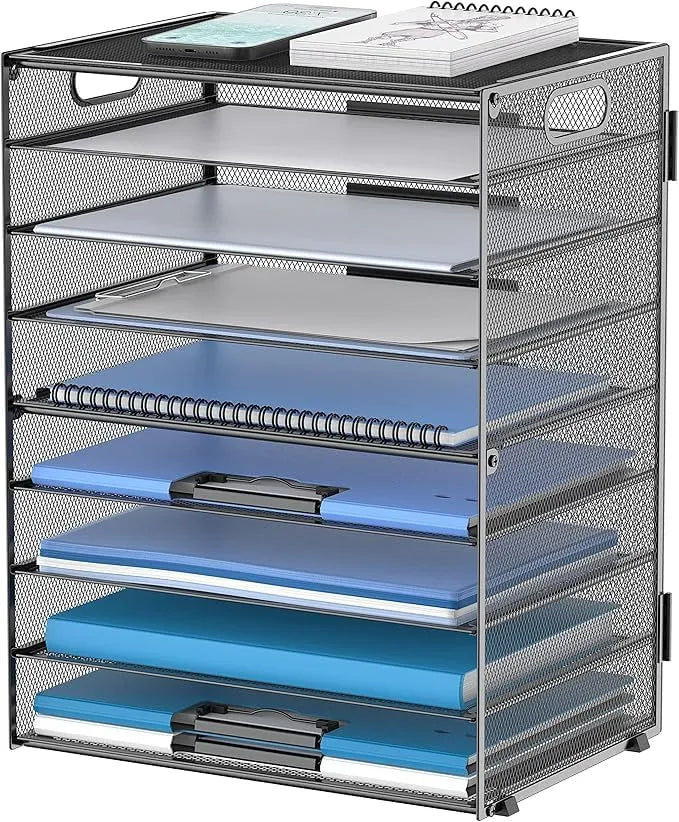 SUPEASY Namizni Organizator Dokumentov z 9 Razdelki 34.2 x 6.5 x 43 cm
