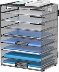 SUPEASY Namizni Organizator Dokumentov z 9 Razdelki 34.2 x 6.5 x 43 cm