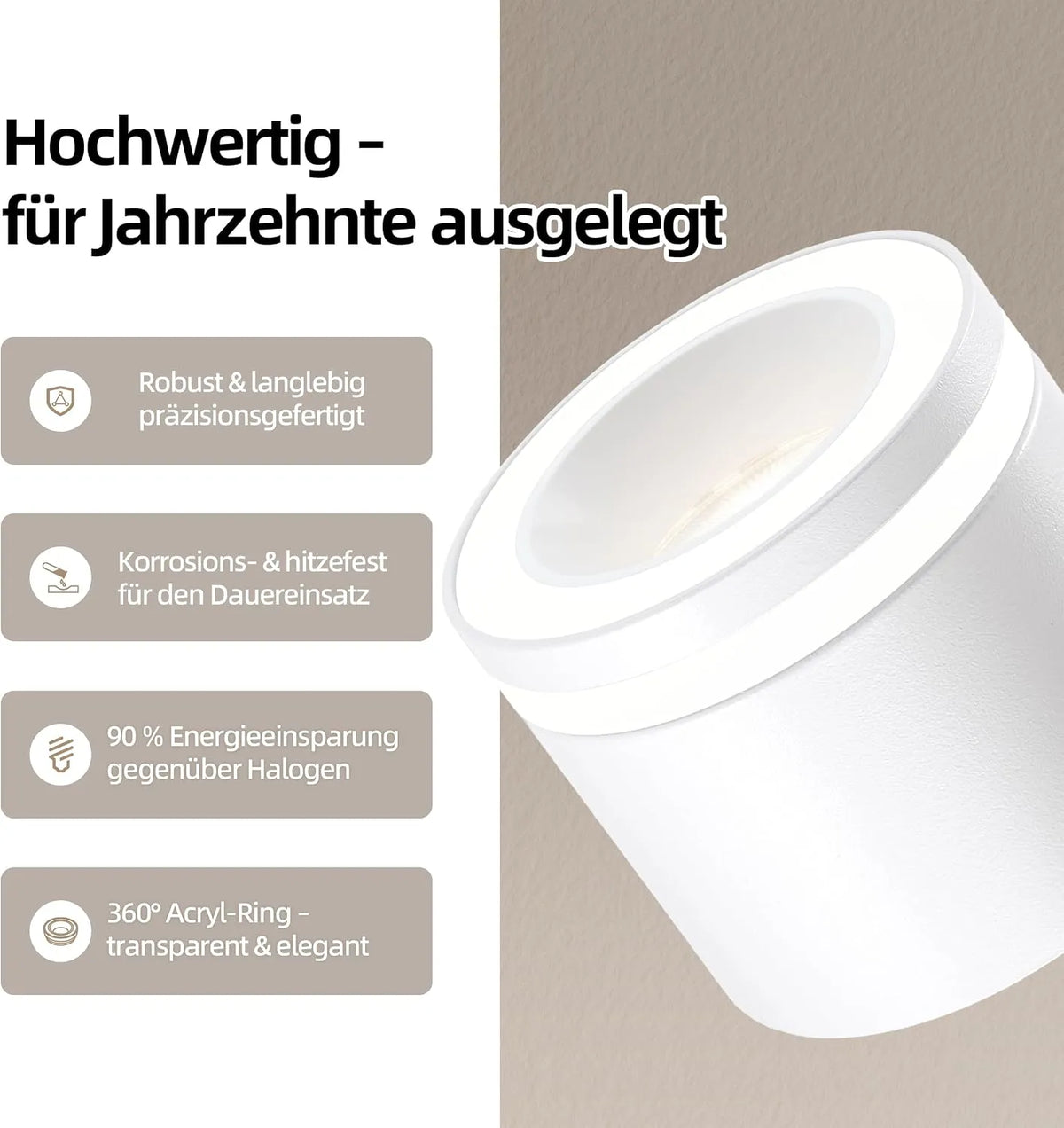 SuzhouMeiyuanlai Intelligent TechnologyLTD. Nadgradni LED Stropni Reflektorji
