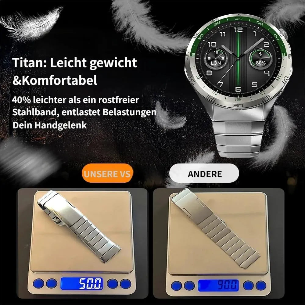 synsing Titanov Pašček za Huawei Watch GT6 46mm 22 mm