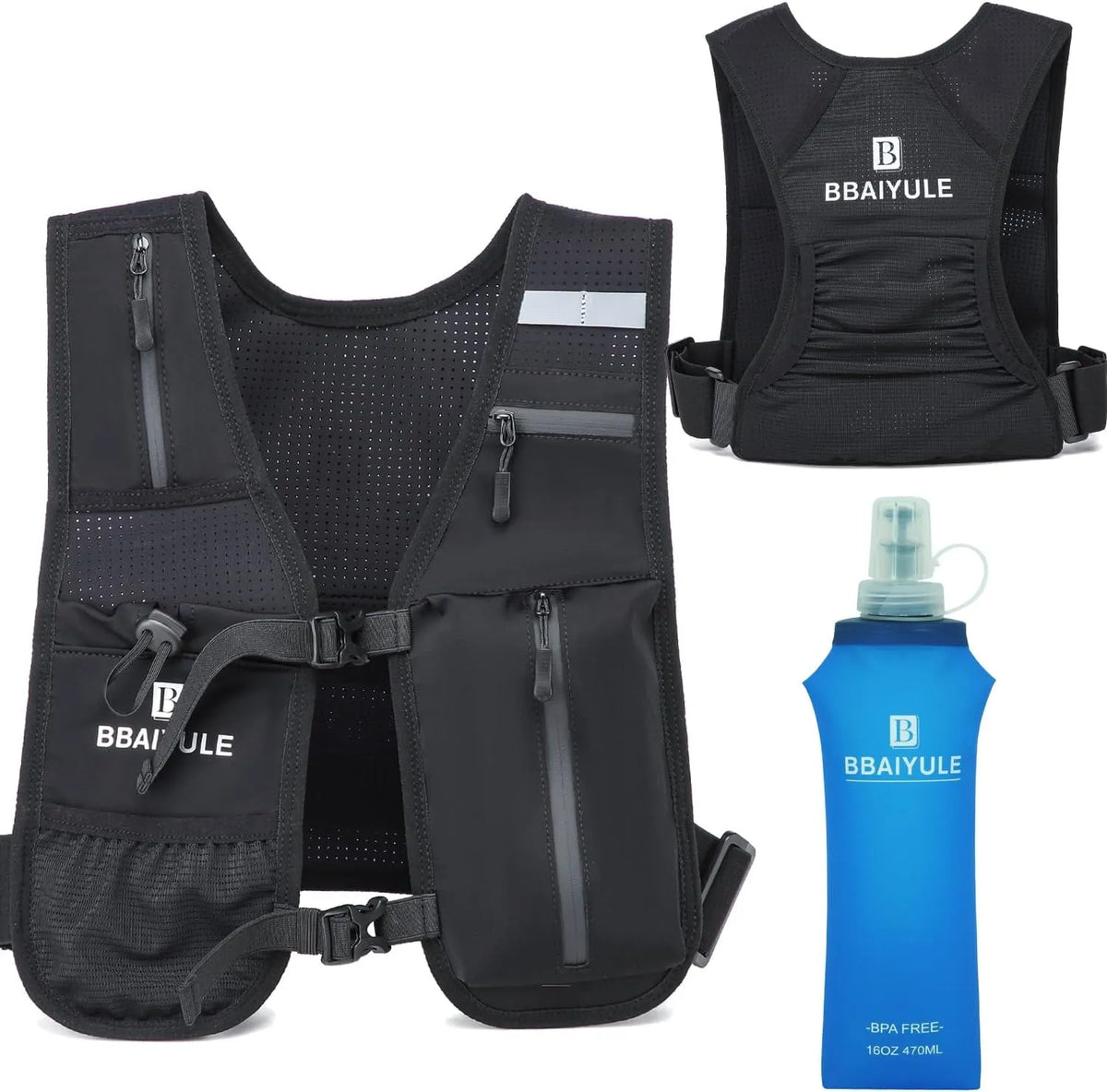 Tekaški Brezrokavnik s Steklenico 470 ml 20 x 45 cm