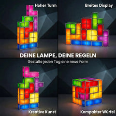 Tetris LED Namizna Svetilka 7 Kosov