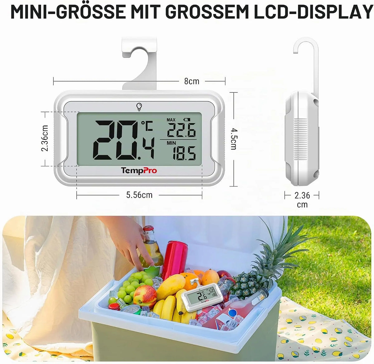 ThermoPro Digitalni Termometer za Hladilnik in Zamrzovalnik