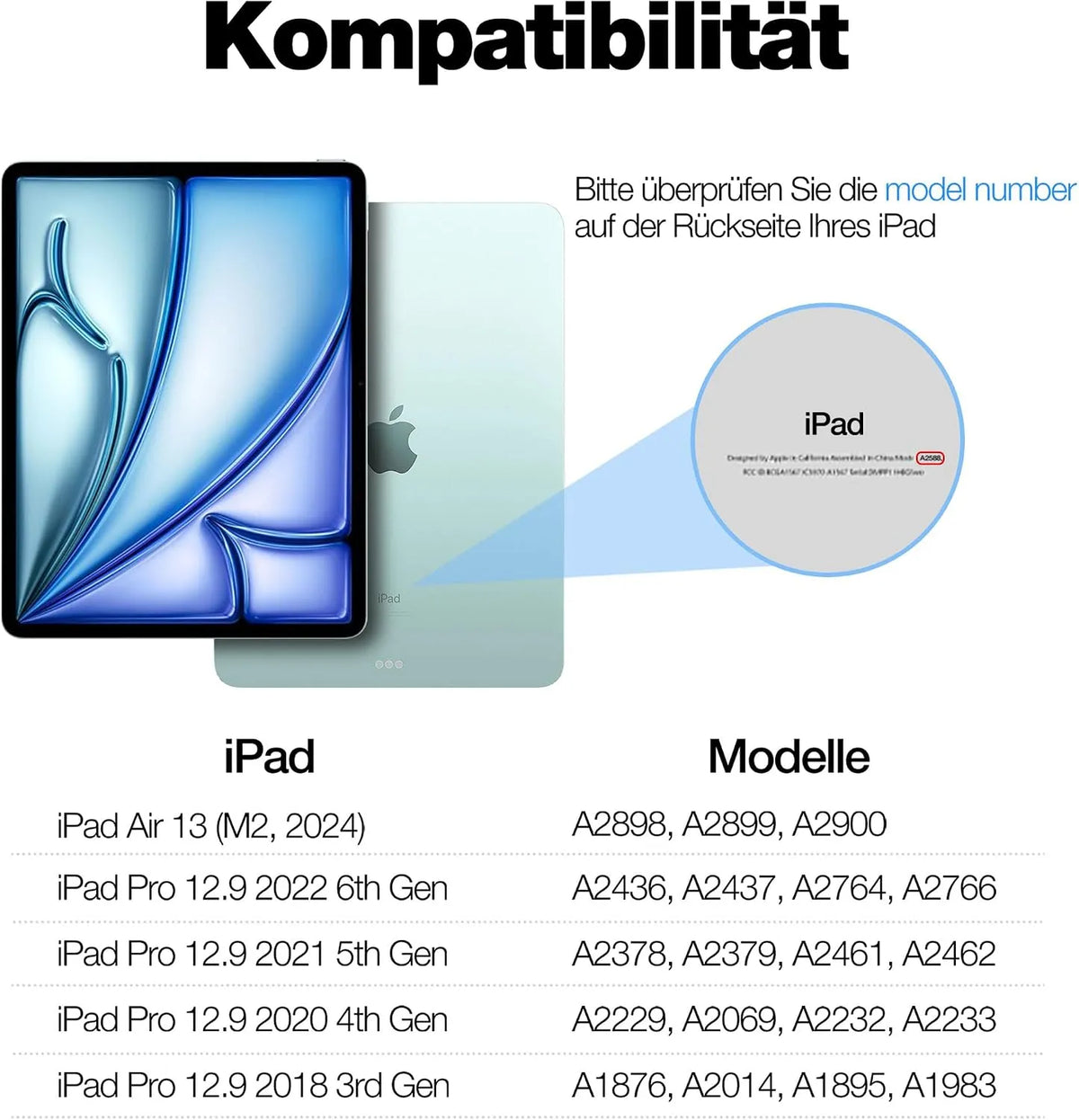 Tipkovnica Za iPad Air 13 Inch In iPad Pro 12.9 Inch 1 Kos