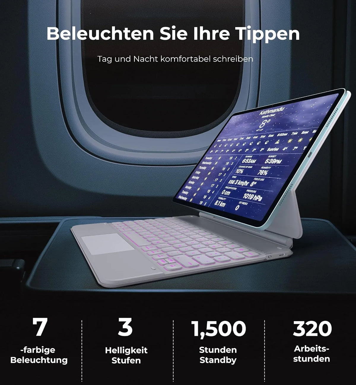 Tipkovnica Za iPad Air 13 Inch In iPad Pro 12.9 Inch 1 Kos