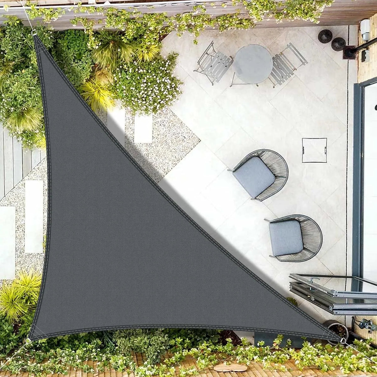 Trikotno Senčno Jadro 3 x 3 x 4,25 m
