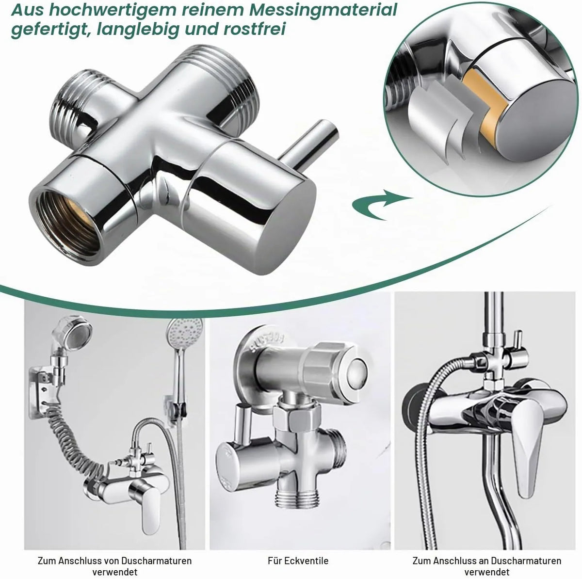 Trismerni Preklopni Ventil Za Prho G 1/2"