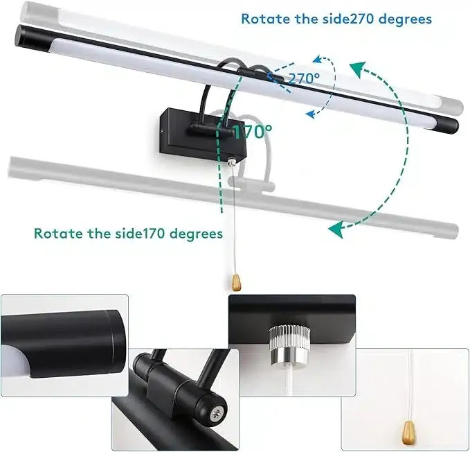 TYhogar LED Stenska Svetilka 60 cm