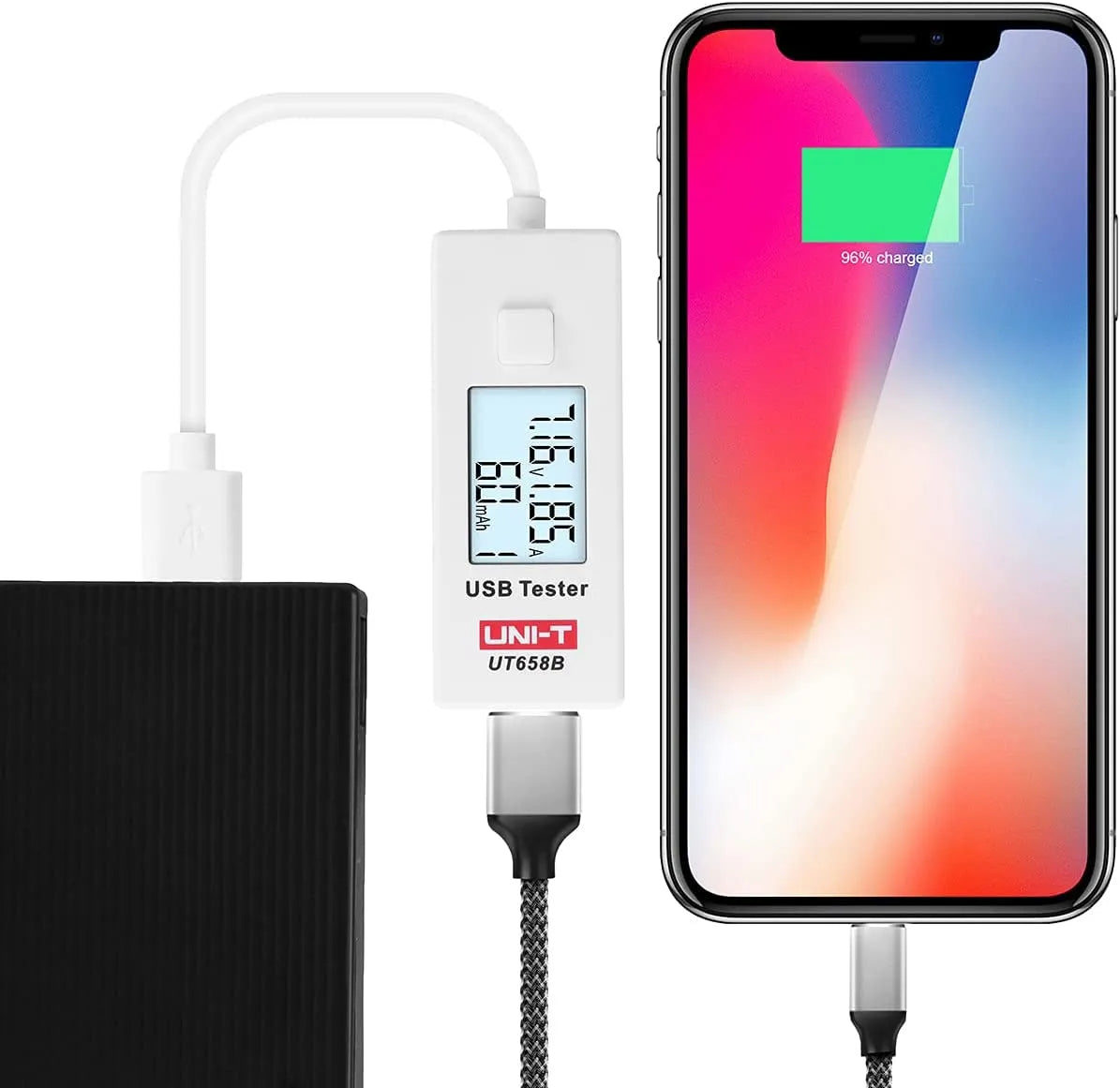 UNI-T USB Tester Napetosti in Toka 8,4 x 2,9 x 1,2 cm