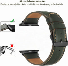 Usnjen Pašček za Apple Watch 38 mm - 42 mm 1 Kos
