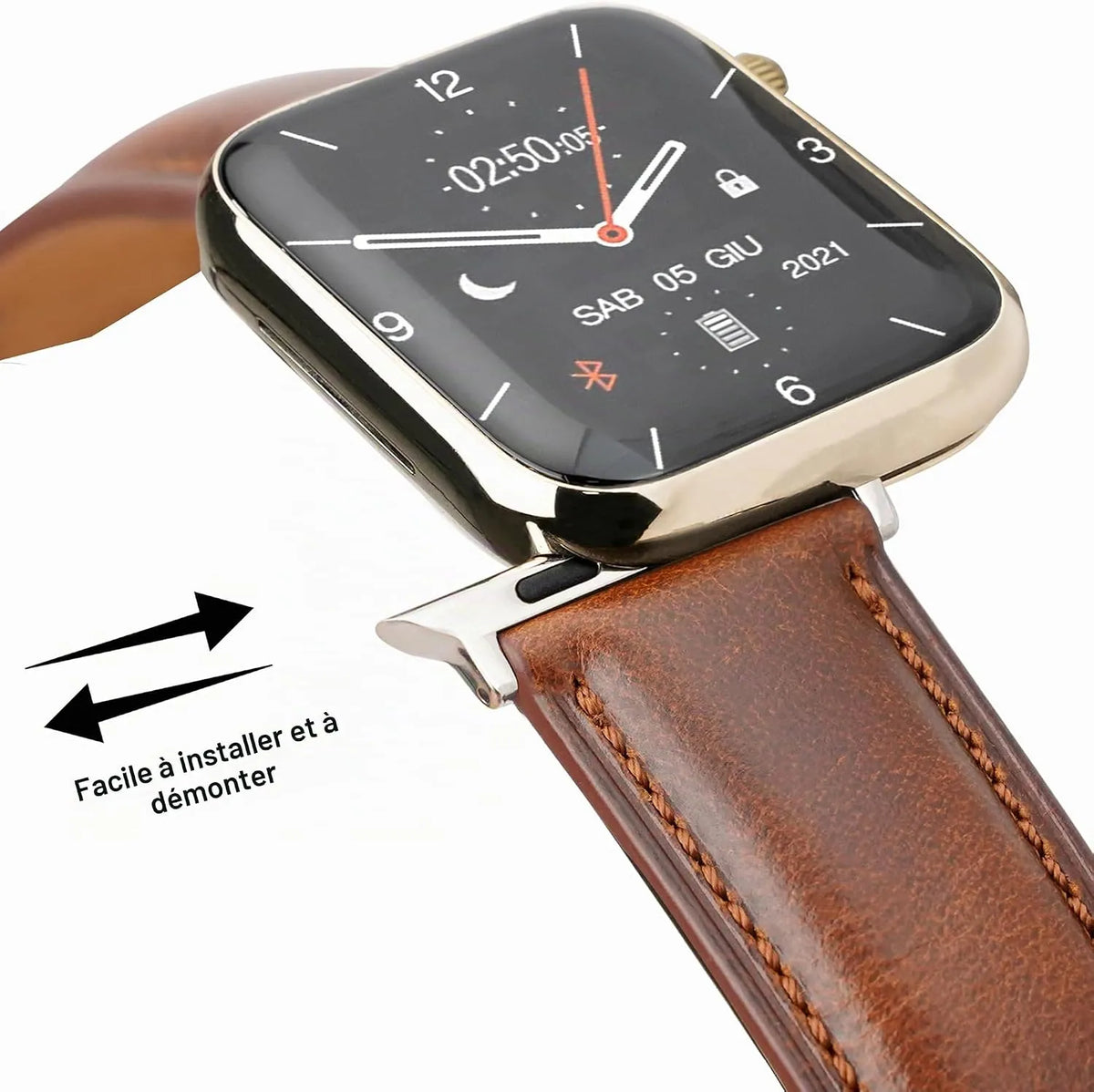 Usnjen Pašček za Apple Watch