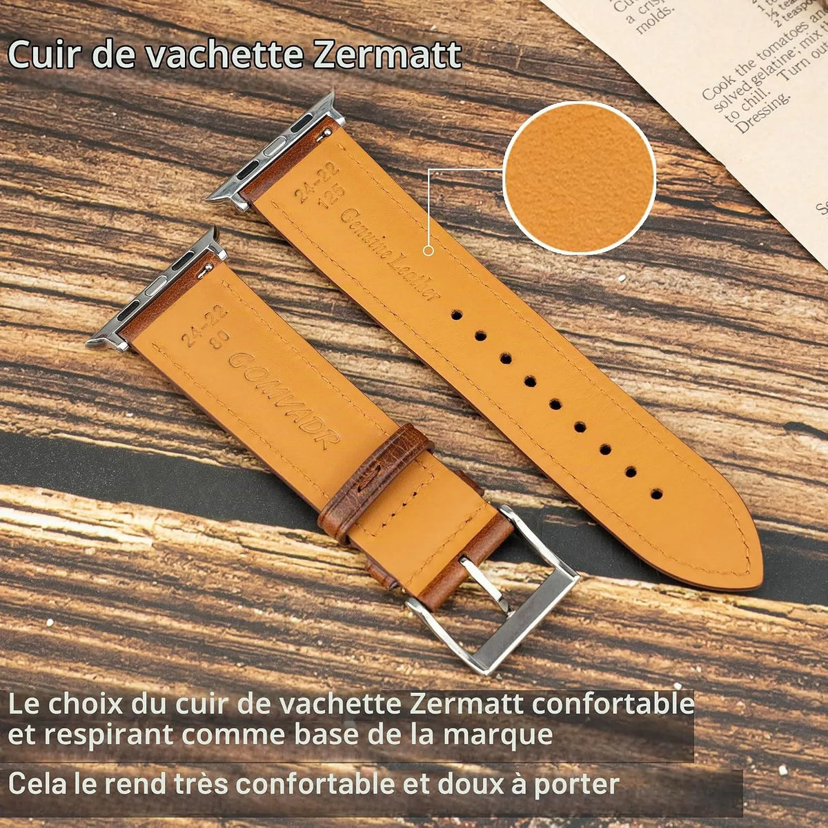 Usnjen Pašček za Apple Watch