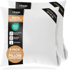 Utopia Bedding Nepremočljive Prevleke za Vzglavnik