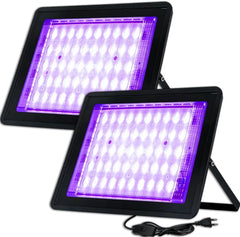 UV LED Reflektor Črna Luč 50W, 2 Kosa