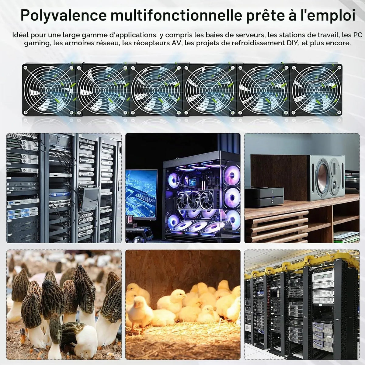 Ventilatorji Za Ohišje 120 mm Z Regulatorjem Hitrosti