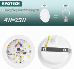Vgradna LED Svetilka 230V Zatemnilna 4000K 6,5 cm